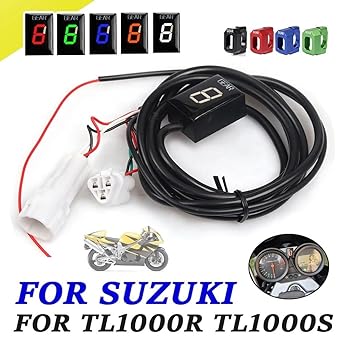 Digital Meter Display Motorcycle Accessories Gear Indicator Display Meter ECU Mount Speed Display Suzuki TL1000S TL1000R TL1000 R TL 1000 S 1000R Indicator Meter Display