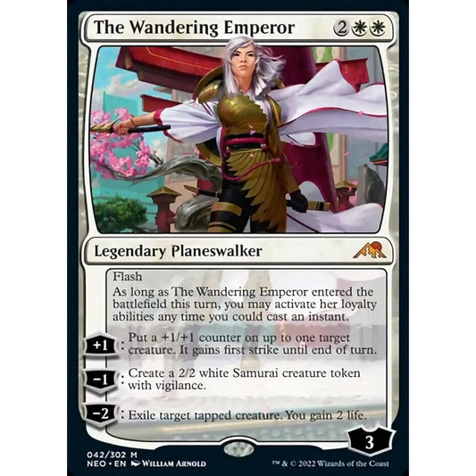 Magic: The Gathering Wandering Emperor (042) - Kamikawa: Neon Dynasty