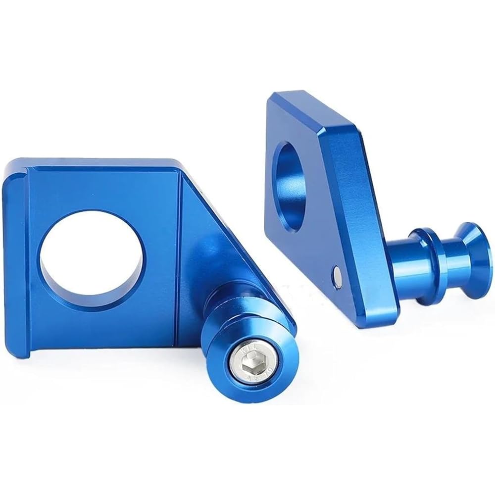 Stand Screw Slider Swing Arm Spool Slider Bracket Motorcycle Chain Adjuster Adjuster Slider Very suitable for Yamaha FZ-10 2016-2020. (Color: Red)