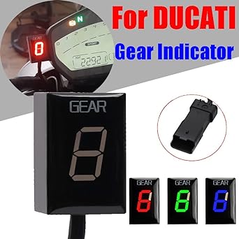 Speed Display Meter Motorcycle Gear Indicator Ducati Monster 696 795 796 Corse Stripe 797 821 1100 EVO 1200 SR 1200S 1200R Gear Display Meter