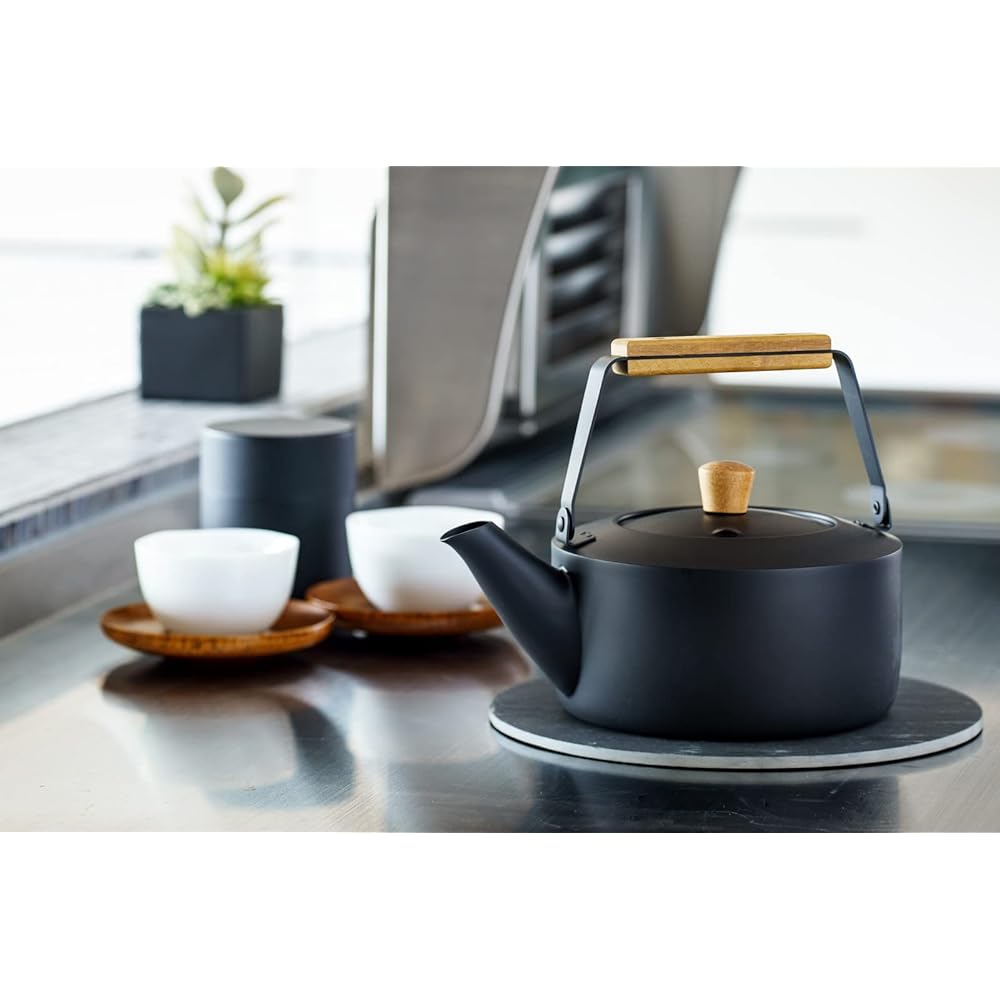 Miyazaki Seisakusho Tea Kettle (Small) 1.5L IH Compatible Black Kettle CHA-11