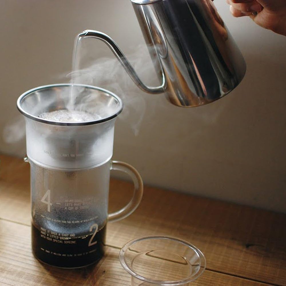 KINTO SCS Kettle 900ml for Drip Coffee Open Fire/Dishwasher Safe Gift Present 27628