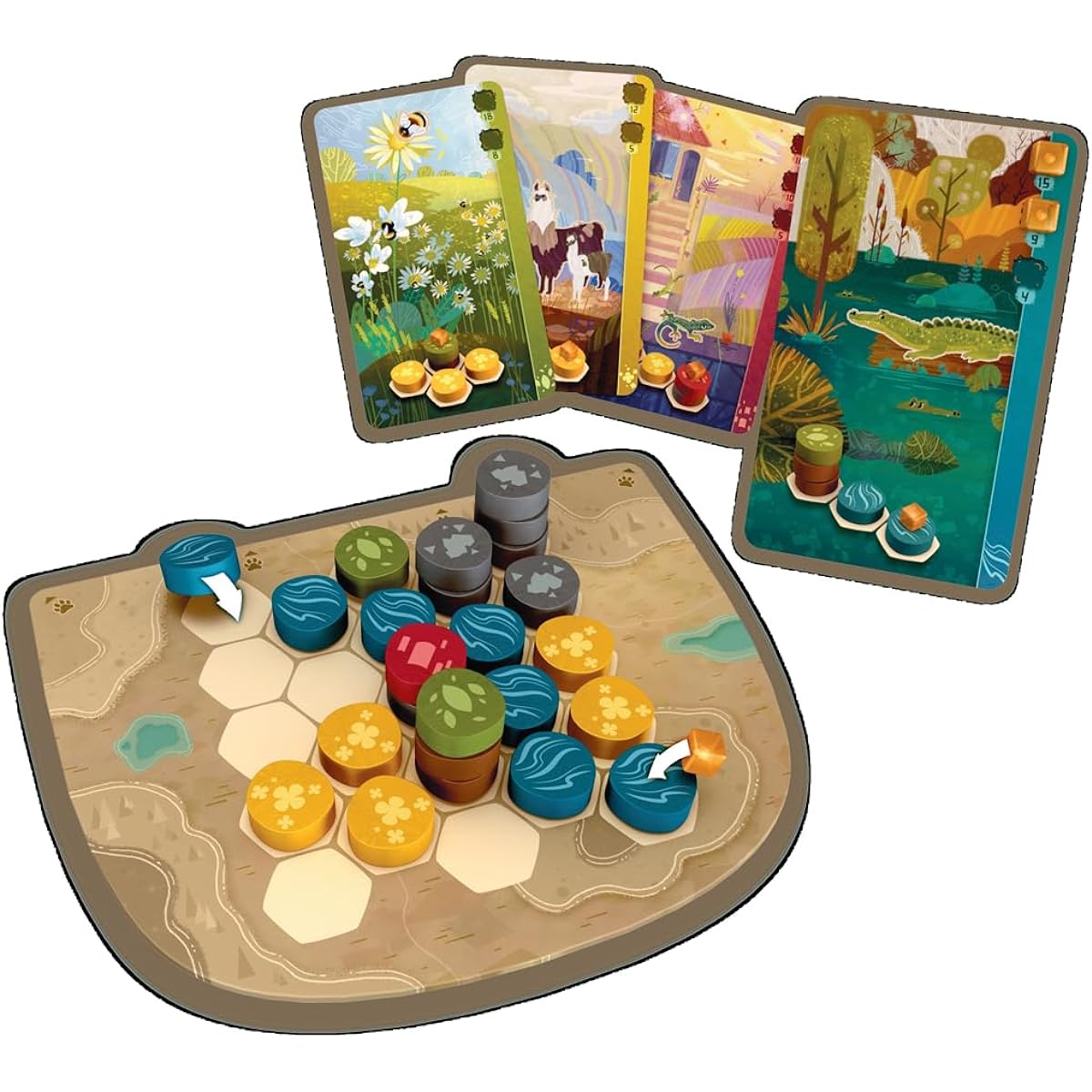 Hobby Japan Harmonies Japanese Version (1-4 players, 30 minutes, ages 10 and up) Board Game