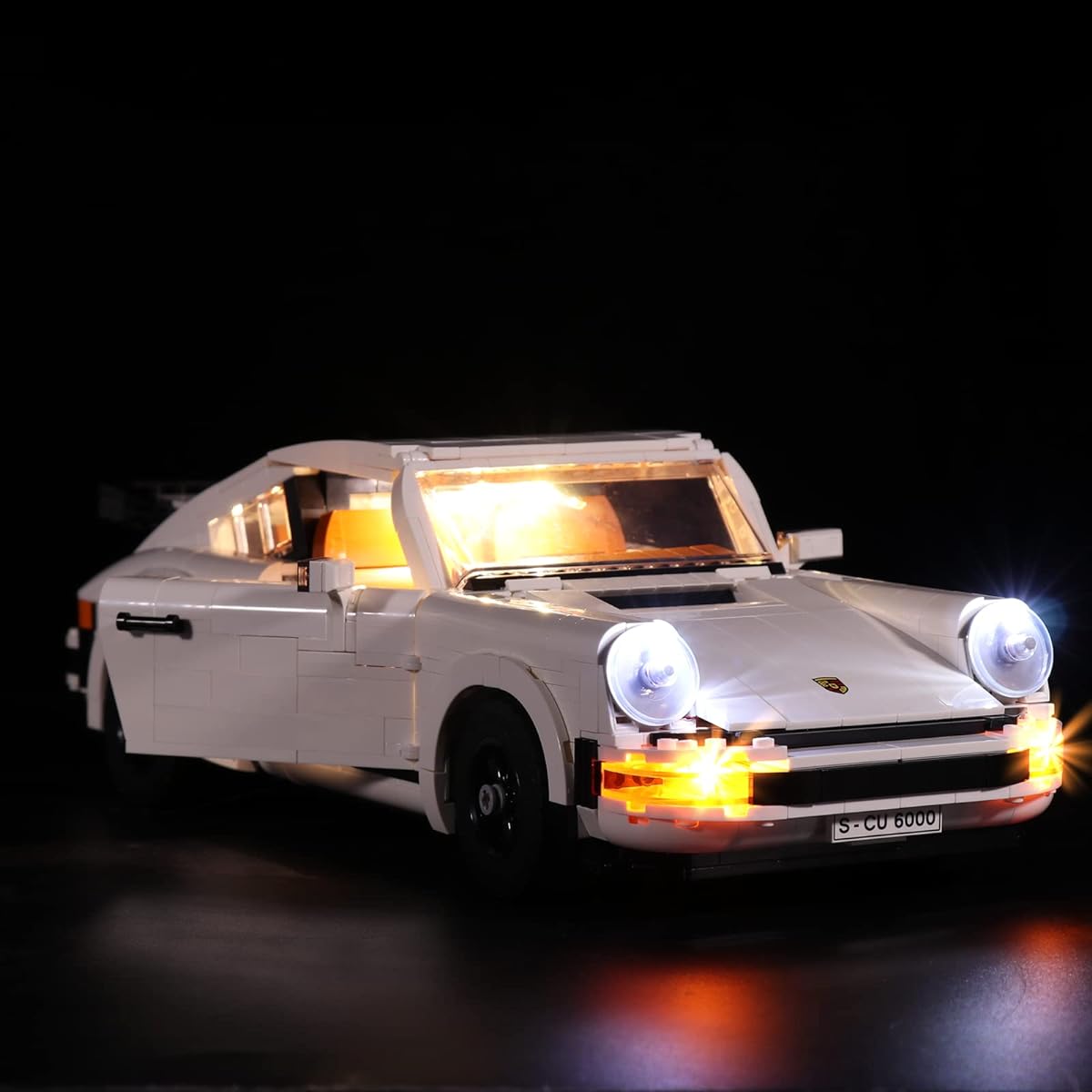 Bourvill LED Light Kit for Lego Porsche 911 (10295) - Light Set Lego 10295 Set - Classic Version (Light Kit Without Model)
