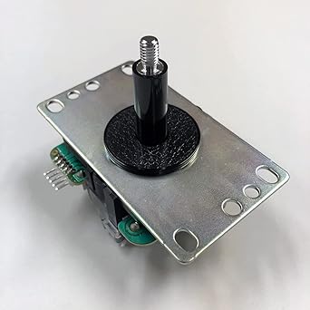 Sanwa Denshi Board Type Joystick Lever Flat Iron Plate with Shaft Cover 8 Direction Guide Plate 4 Direction Switchable JLF-TP-8YT-SK