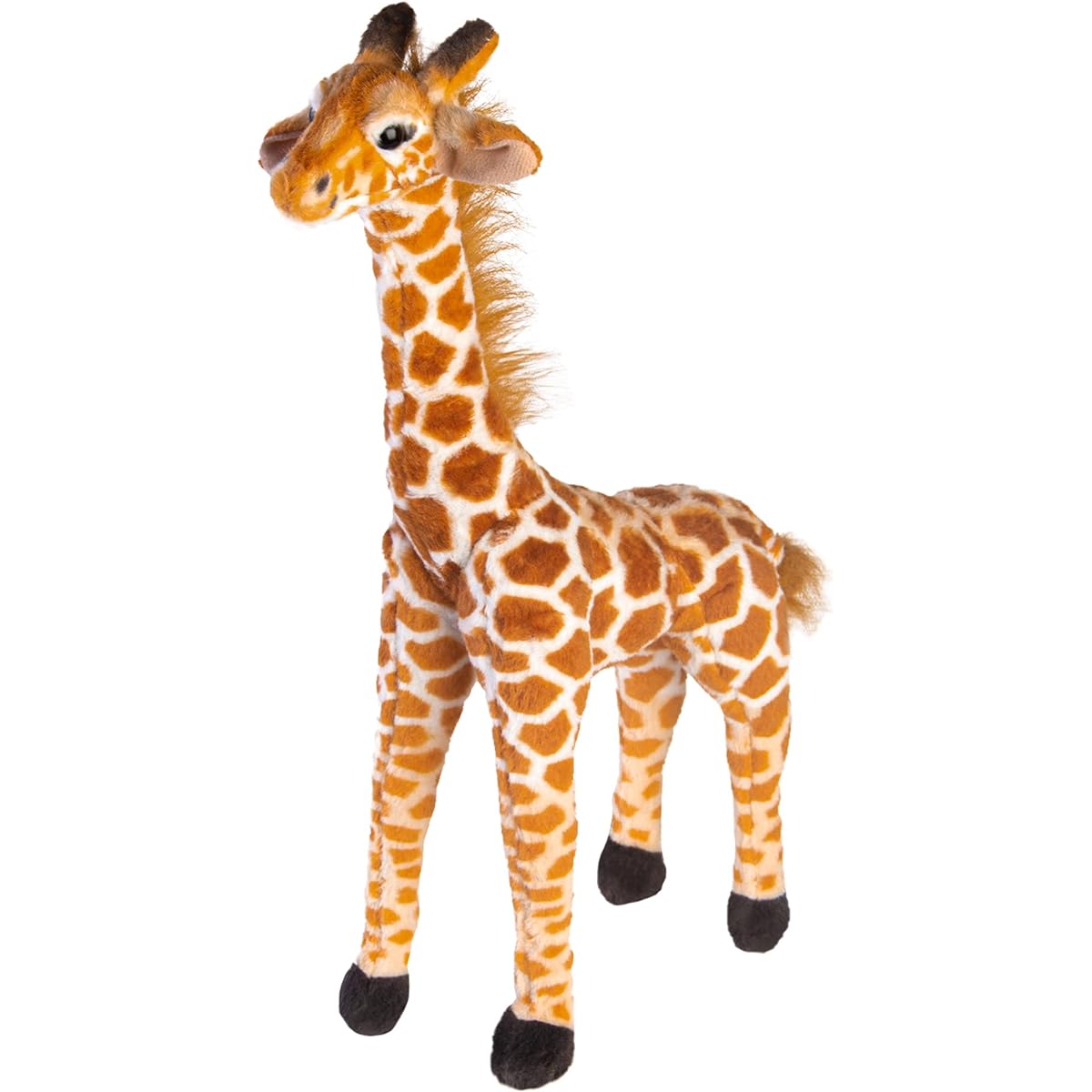 Giraffe Stuffed Animal Lifelike Plush Design with Wire Frame Legs and Soft Poseable Neck Giraffe Plush Toy for Boys and Girls Birthdays (20 Inch)