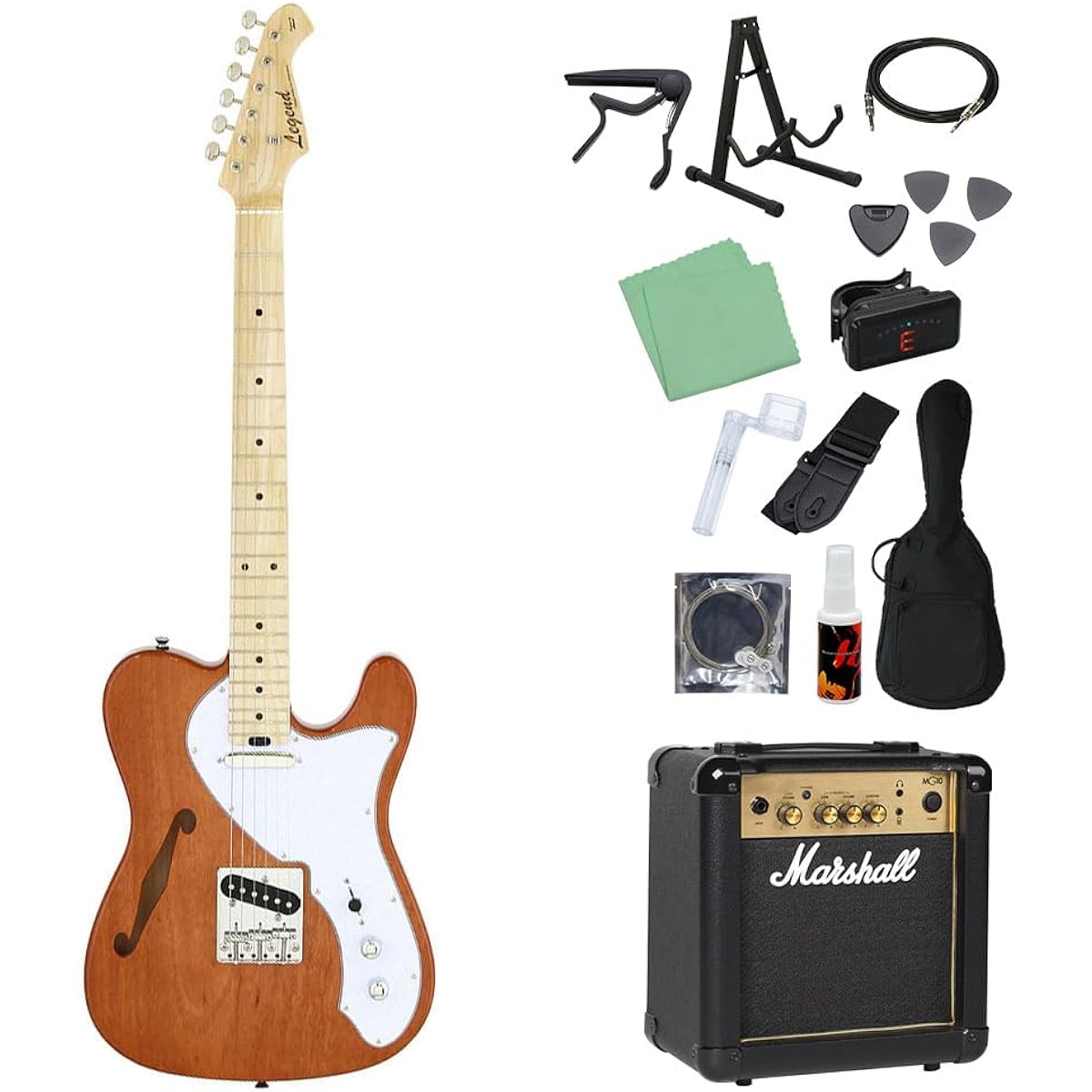 LEGEND LTE-69TL Electric Guitar Beginner 14-piece Set [Includes MG10] N Legend