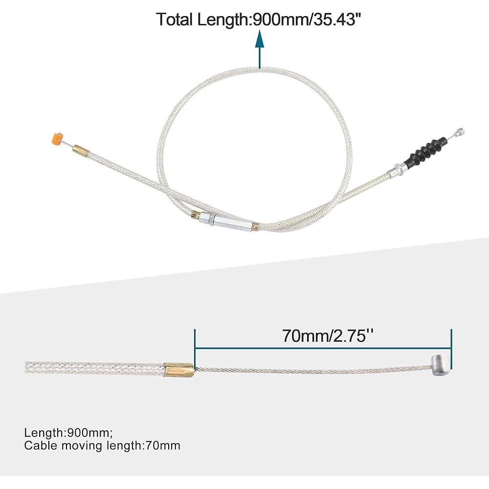 Goofit 35.43" Clutch Cable for 50cc 70cc 90cc 110cc 125cc Horizontal Engine ATV Dirt Bike