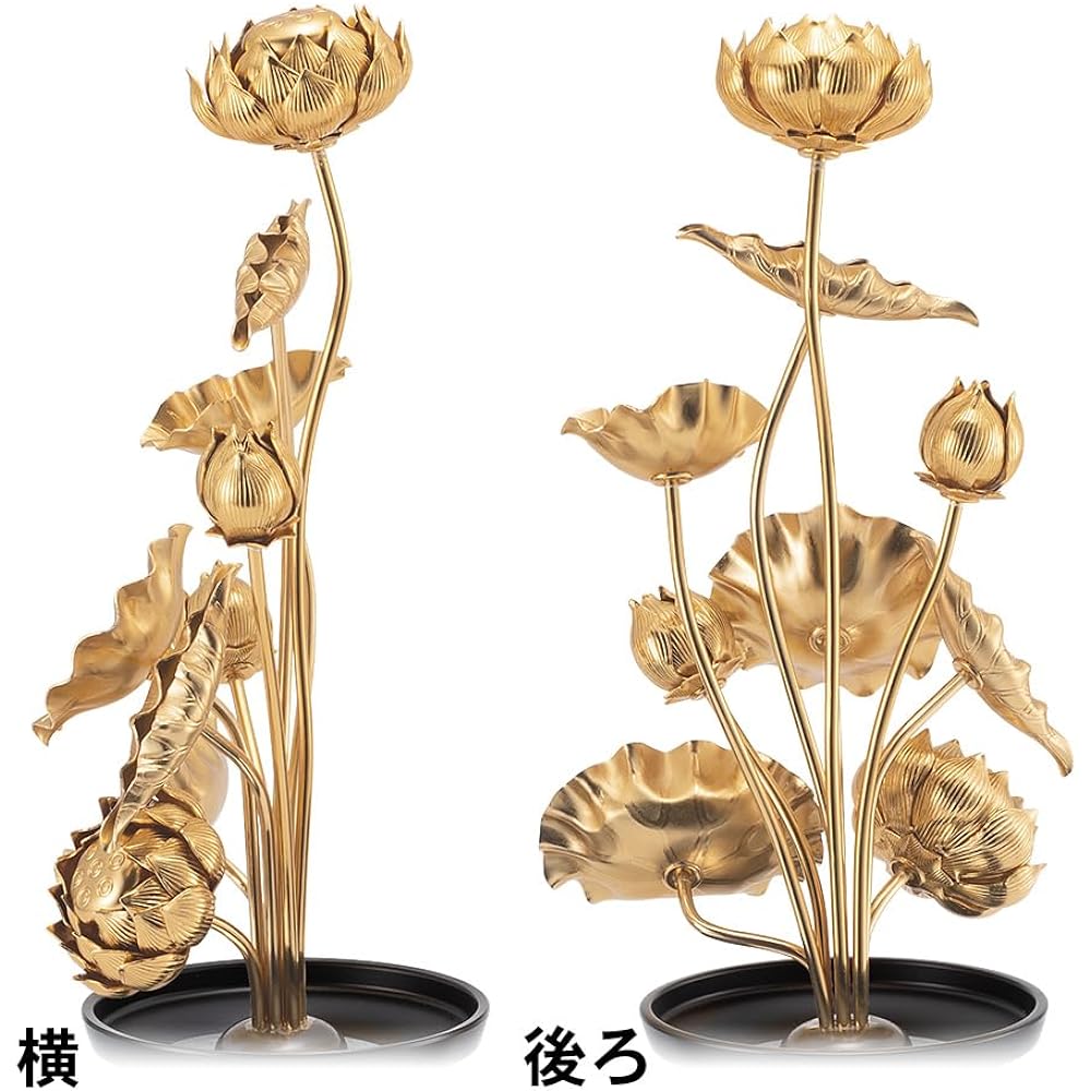 Buddhist altar shop Takita Shoten Everlasting flowers 6 cm (pair) Height 21cm x Width 11cm Buddhist altar fittings/Jouka Made in Japan Certificate included