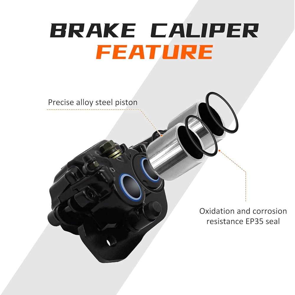 M MATI Front & Left Brake Caliper for Can-Am Outlander 450 500 570 650 850 1000 Renegade 500 570 650 850 1000