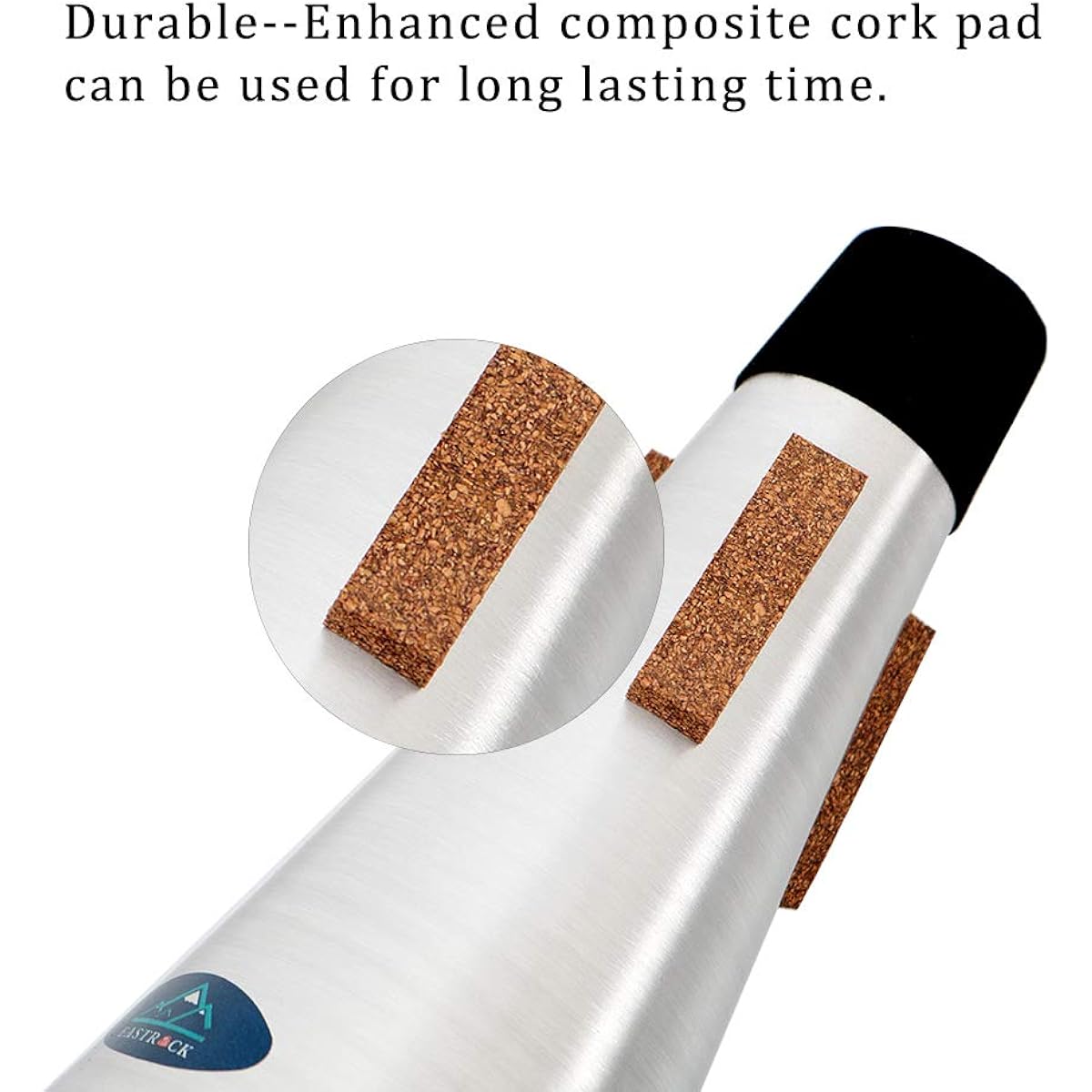 EASTROCK Lightweight Aluminum Trombone Practice Mute Trombone Straight Mute