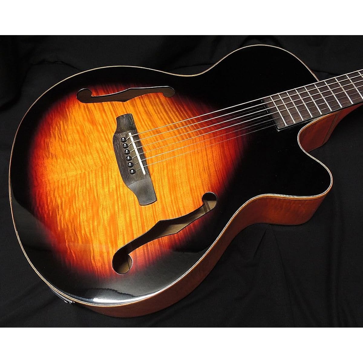 [Special color] ARIA FET-F2 BSG F-hole electric acoustic original color Brown sunburst gloss finish
