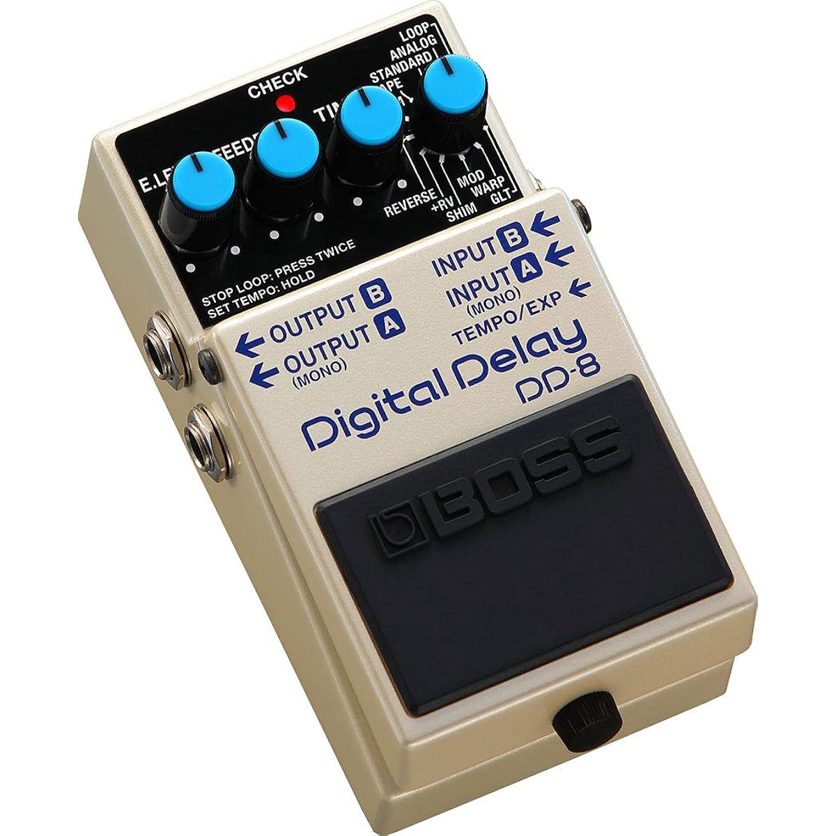 BOSS - Effector Digital Delay DD-8 + KORG Pitchclip 2 PC-2 + Marks Original Cross Set