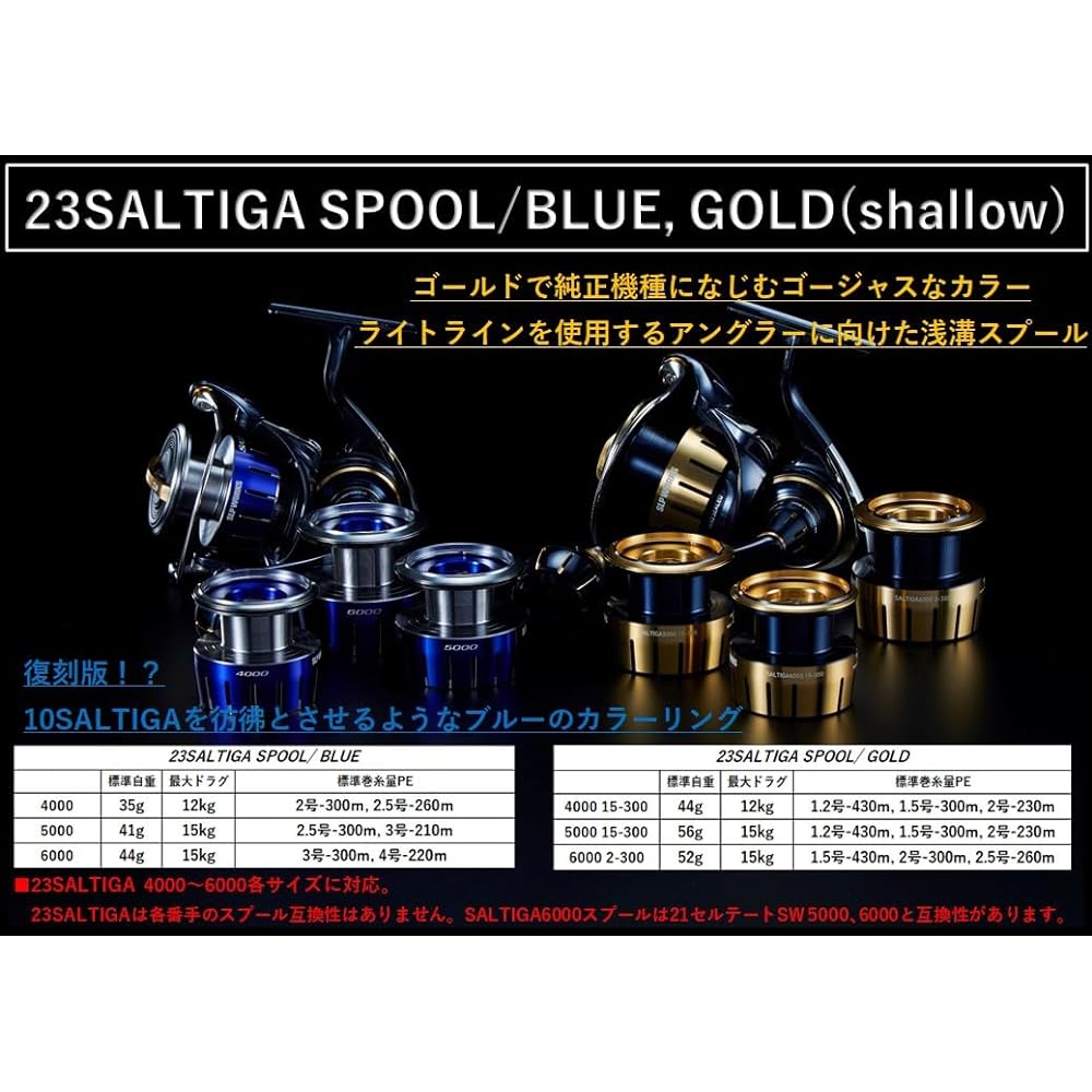Daiwa Slp Works 23 SALTIGA SPOOL