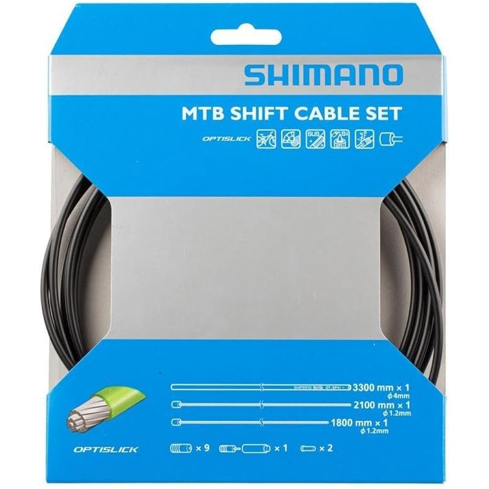 SHIMANO Repair Parts Shift Cable Set OT-SP41 OPTISLICK (Black) SL-M4100-I SL-M4100 ST-EF505 Y60198090
