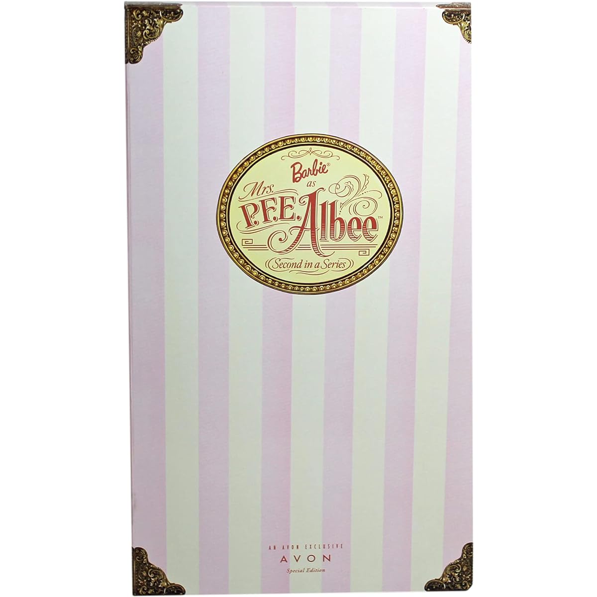 Barbie As Mrs P.F.E Albee Second In A Series An Avon Exclusive Doll By Mattel in 1997 - The box is in poor condition