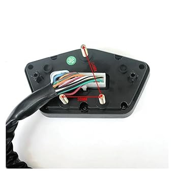 LED Indicator Odometer Fits Bike Scooter Motocross ATV Adjustment 7 Colors Universal Motorcycle LCD Digital Gauge Panel Speedometer Tachometer Odometer