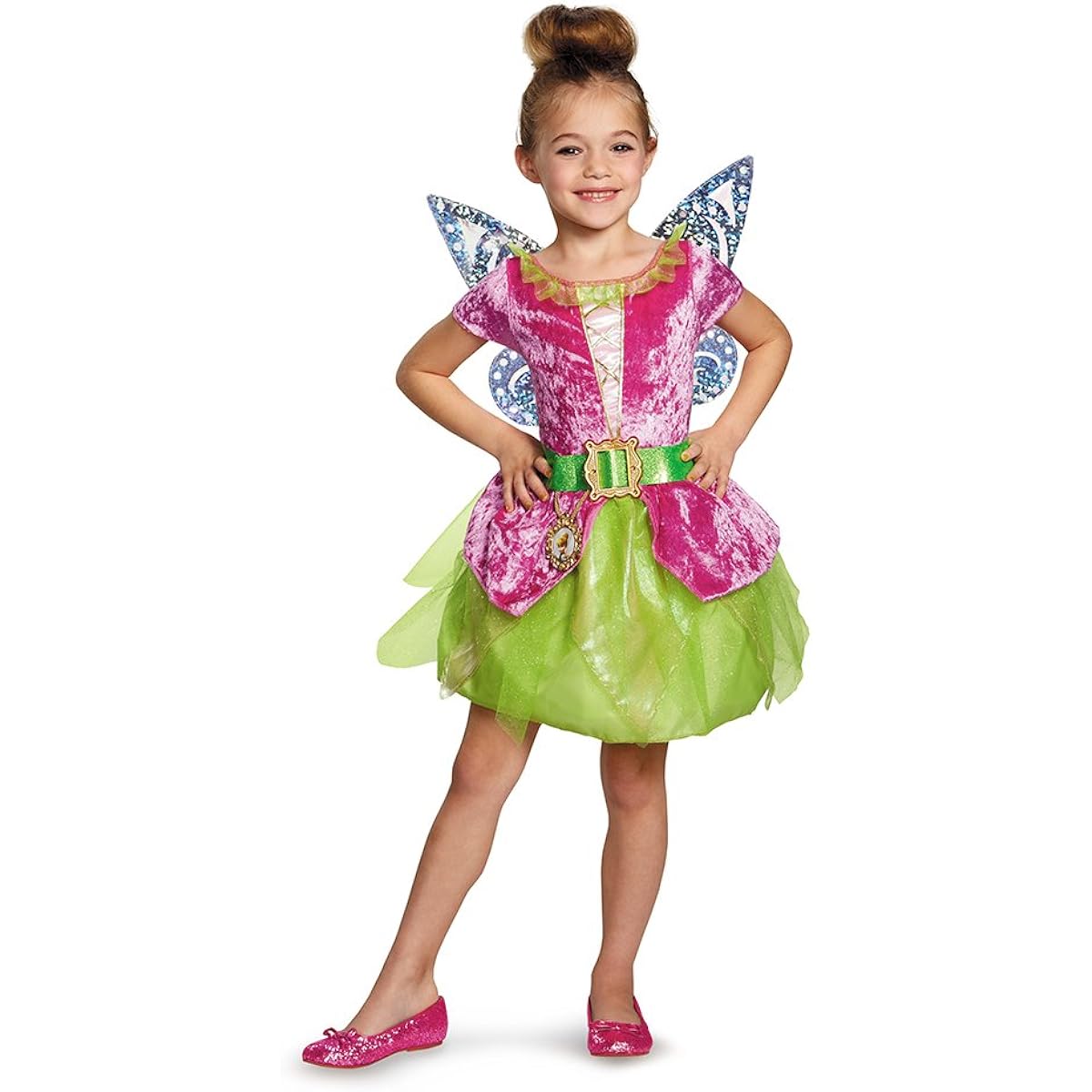 Tinker Bell and The Pirate Fairy - Pirate Tink Kids Costume Tinker Bell and the Neverland Pirate Ship - Pirate Tink Kids Costume♪Halloween♪Size: 10-12