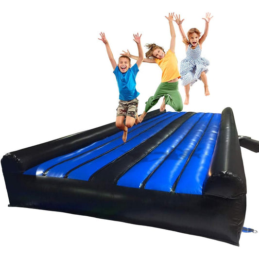ibigbean Tumble Track Inflatable Air Mat for Gymnastics, 10' Width 20'' Height, PVC Material