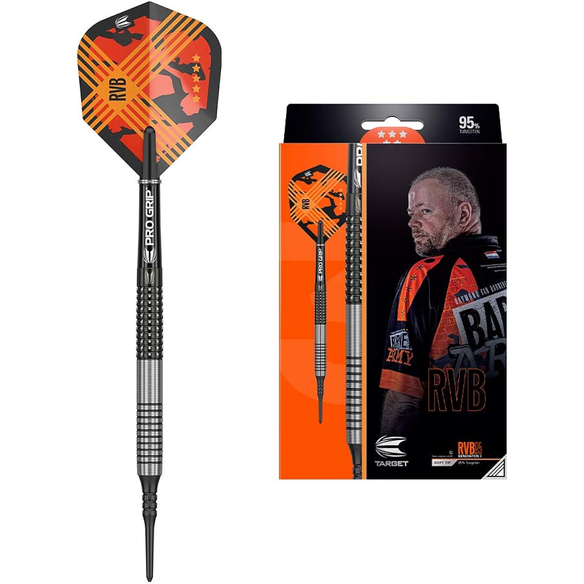 Target RVB 95 Raymond Van Barneveld Model Generation 3 2BA 18g 210043