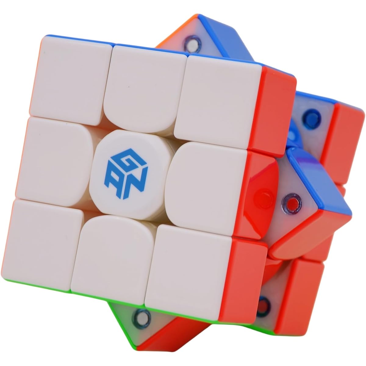 Bucubke GAN 356 Maglev UV 3x3 Stickerless Magnetic Speed Magic Competition Cube GAN356 Maglev UV 3x3x3 Magnet Puzzle Cube Toys (GAN 356 Maglev UV Coating Series 2023)