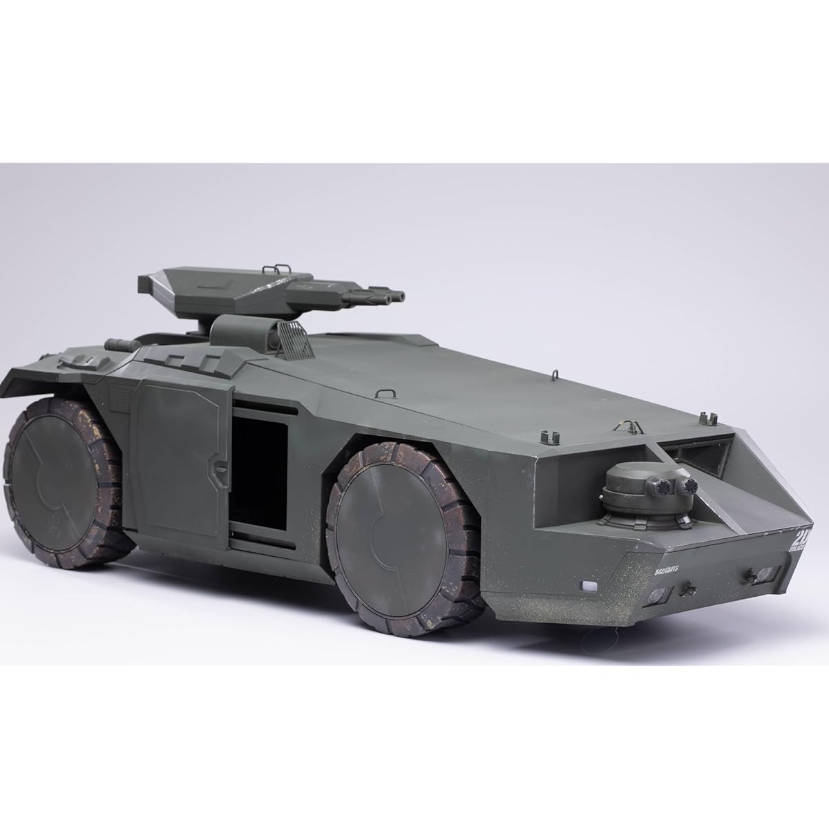 arbenmao Hiya Toys Exquisite Miniseries 1/18 Scale 5" Alien Armored Personnel Carrier Green Version Scale Vehicle Action Figure Multicolor