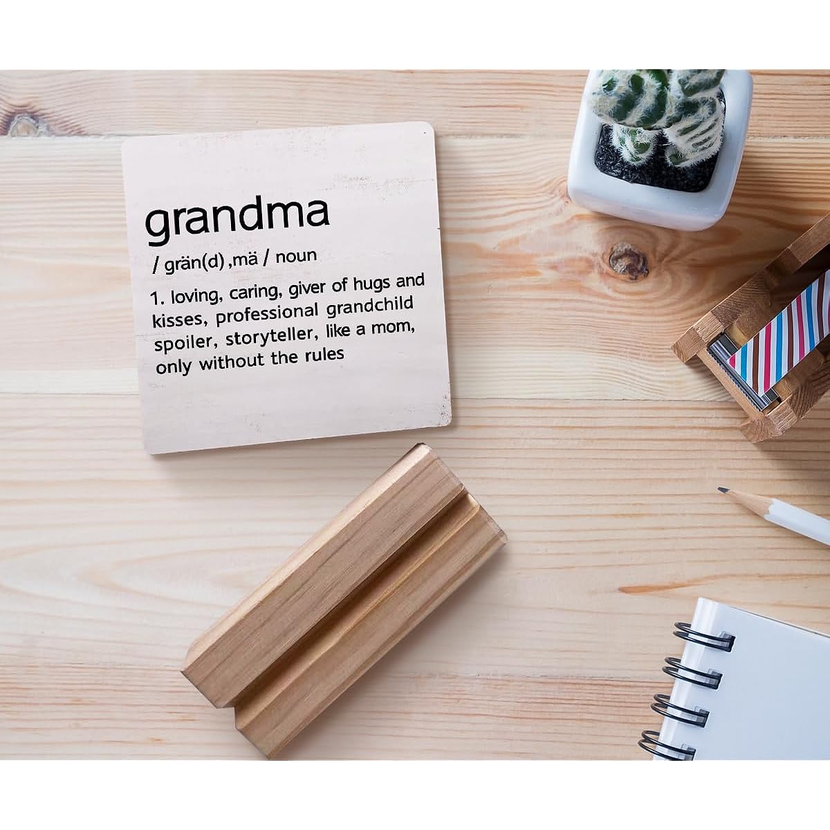 196-XQ-WSP-grandma wooden stand plaque