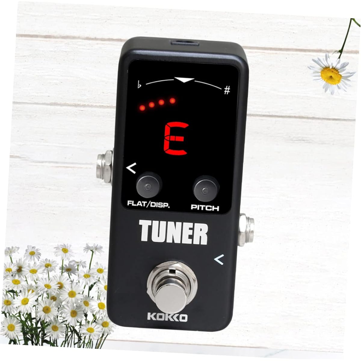 VICASKY 3pcs Tuner Pedal LED Display Effect Pedal Tremolo Guitar Synth Pedal Guitar Effector Chromatic Effect Pedal Tuning Pedal Board