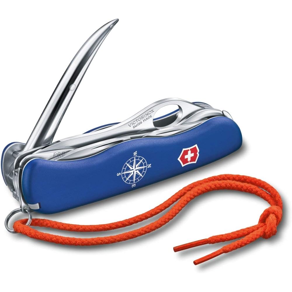 VICTORINOX Skipper Knife Lanyard Shackle Key Equipped with Marlin Spike Swiss Made Multi Tool with 18 Functions [Domestic Genuine Product]