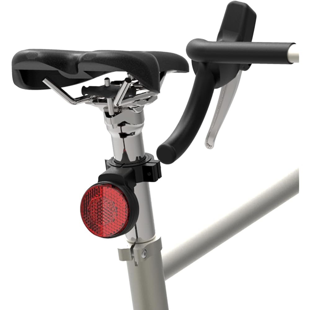 AirTag Case Bicycle Hidden Seatpost Mount Anti-Theft Air Tag GPS Tracker Bike Reflector Holder for Mountain Bike, Electric Bike, Scooter