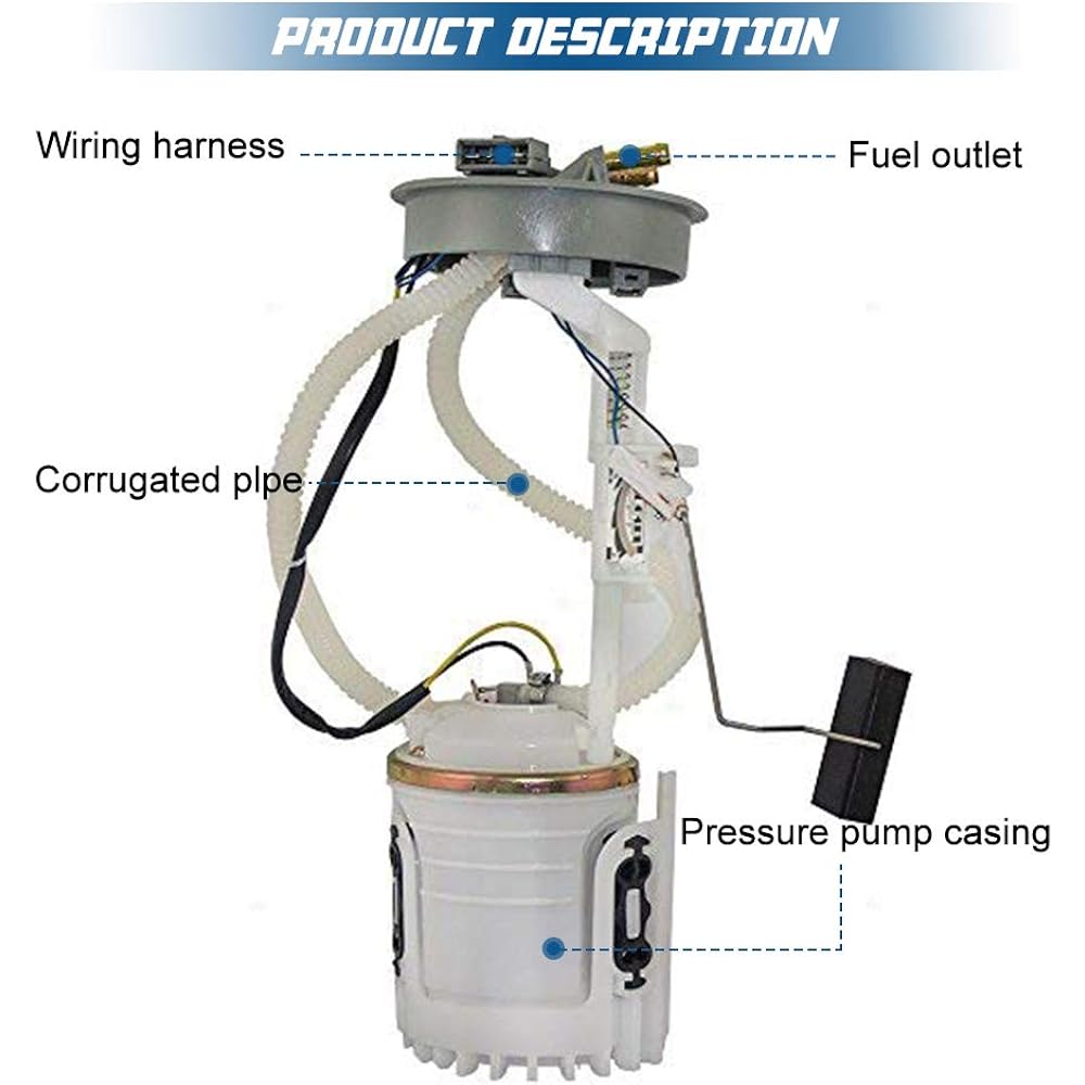 Electric Fuel Pump E8366M 1991-1997 Passat 1997-2002 Cabrio 1993-2003 Eurovan 1993-1999 Golf Jetta Replacement Unit AP8366M