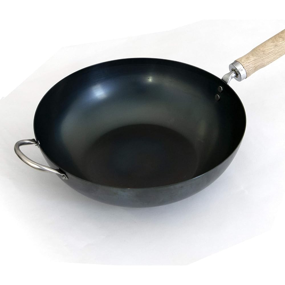 Kyoto Katsugu Wok Stir-Fry Pot No Oil Break-in Required 28cm