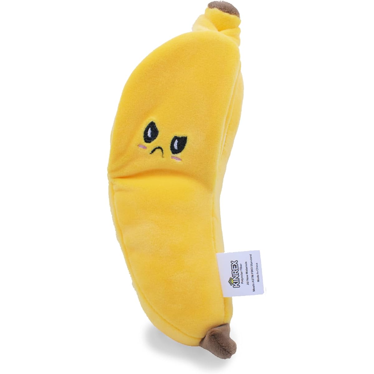 KINREX Peelable Banana Stuffed Animal - Children's Fruit Stuffed Animal - Measures 8" - 8"