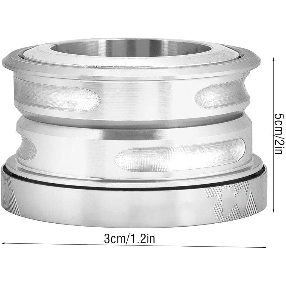 Bicycle Bearing Headset Head Parts Shield Lubrication Effect Durability Non-rotating Compatible with 44mm front fork Aluminum alloy 4 colors available Accessories