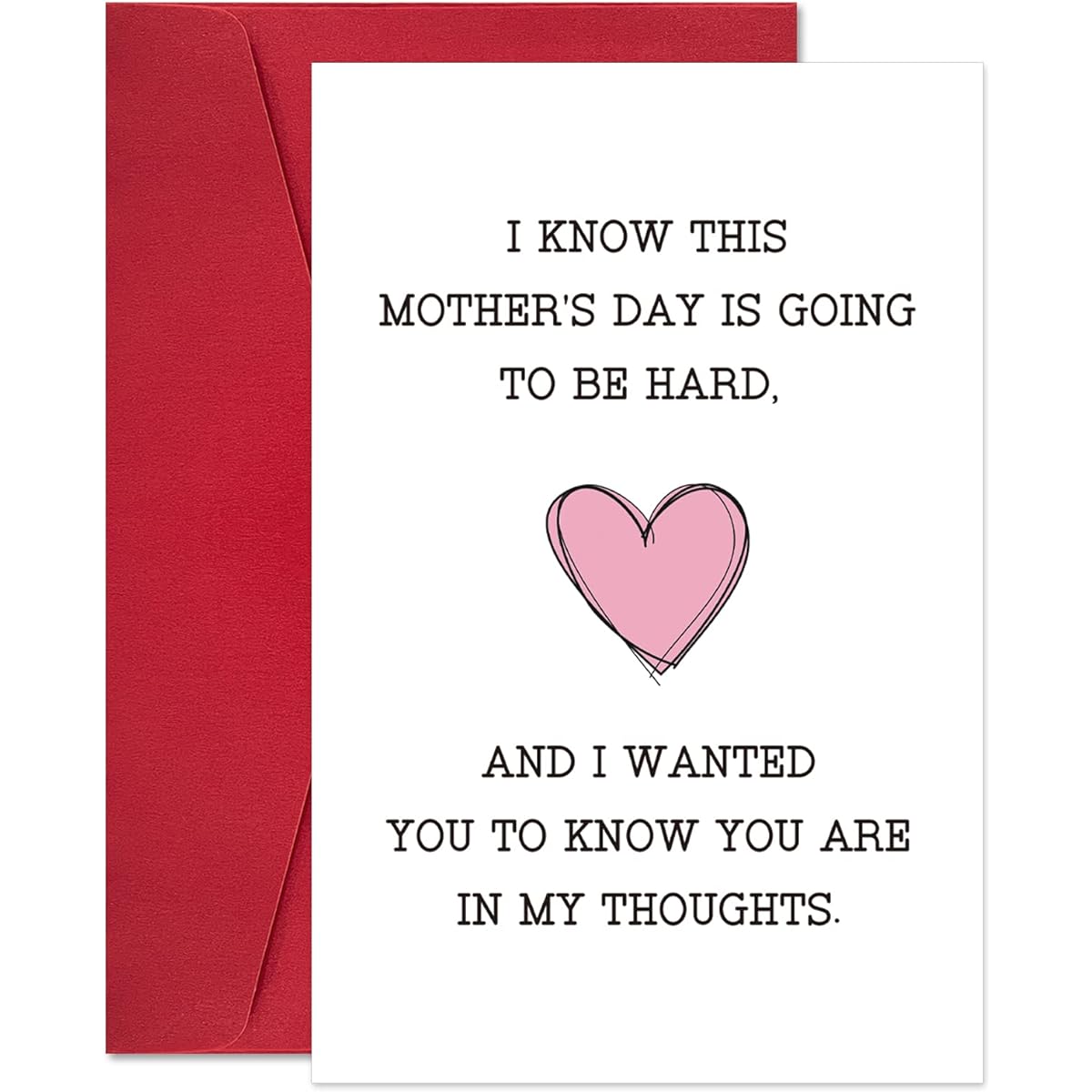 Ogeby Mother's Day Card Recent Bereavement Memory Card for Mom Thinking of You Lost Mom's Card