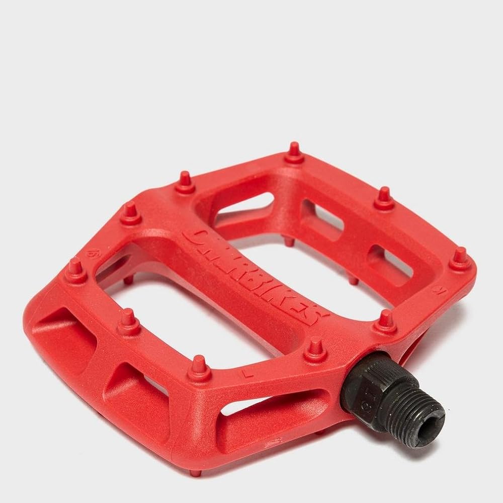 DMR (DMR) V6 PLASTIC PEDAL CRO-MO AXLE RED