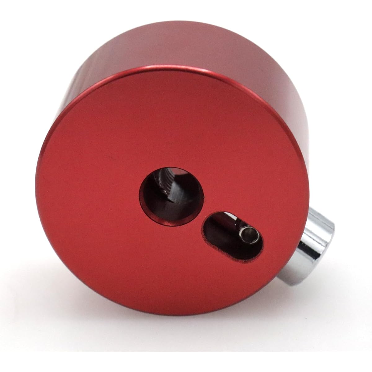 CashBeat Red Aluminum Alloy Cymbal Mate Nut - Quick Release Cymbal Lock Nut Universal Compatible with 8mm Thread Cymbal Stands - Essential Jazz Drum Parts Accessories Single Pack