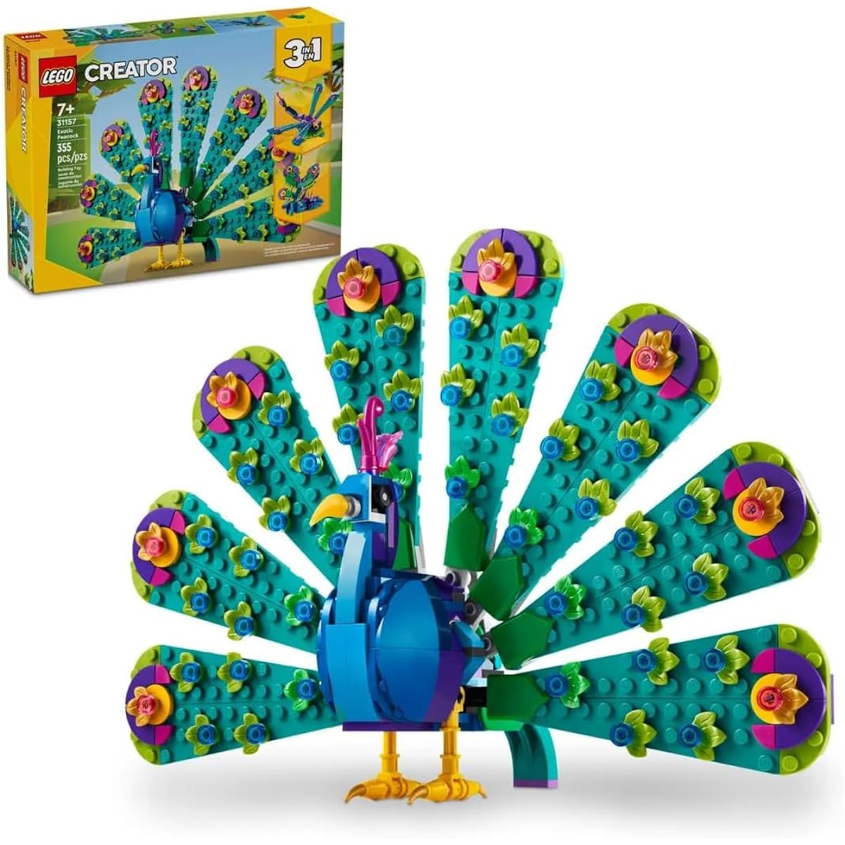 LEGO Creator Peacock 31157 Ages 7 and up