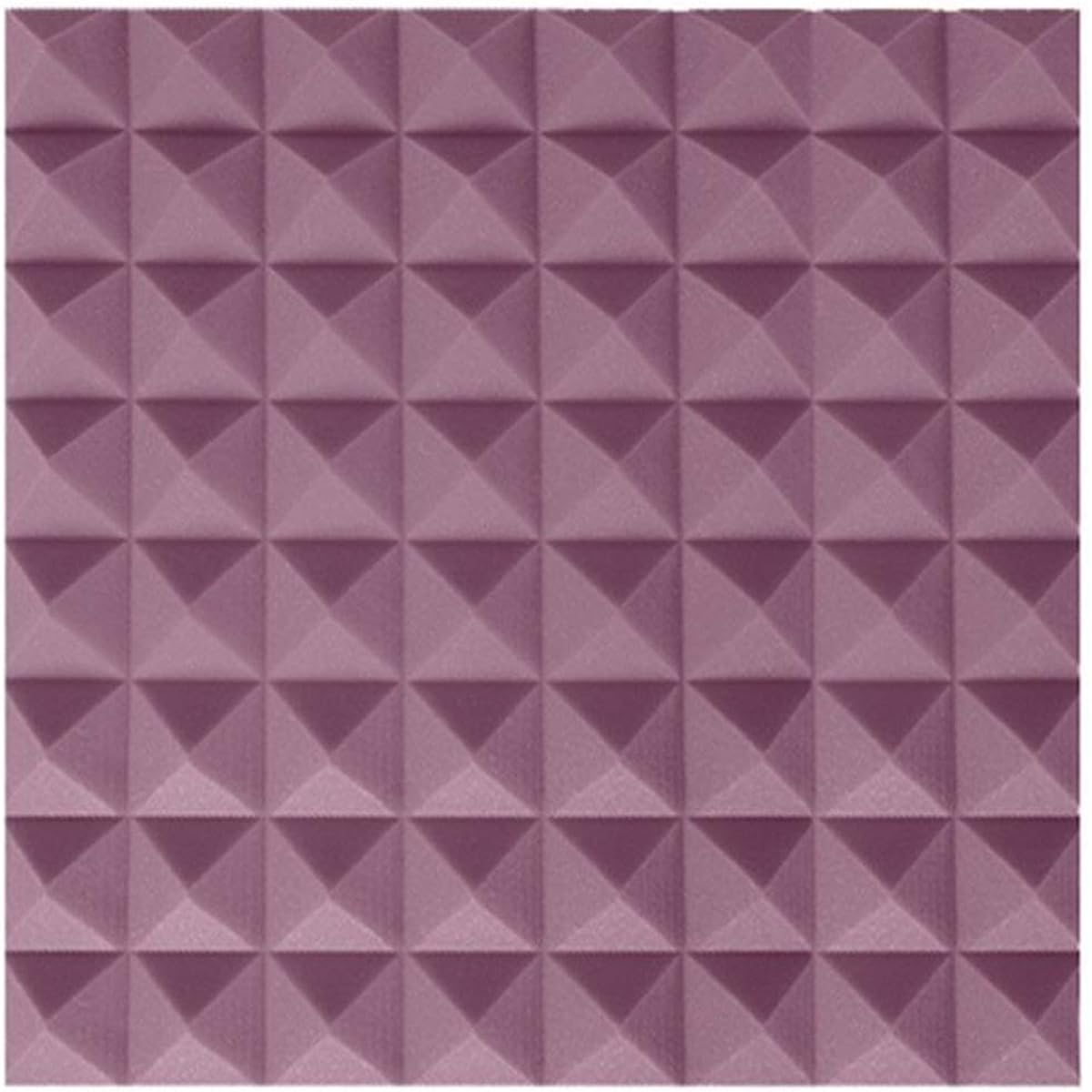 Acoustic Panels, 5cm Thick Soundproof Foam Tiles, for Bedroom, Living Room, Sound Absorbing Cotton Size: 50-505cm (Black) (Purple)