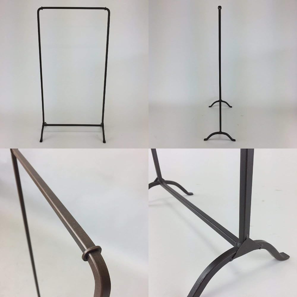 SPICE OF LIFE Mini Hanger Rack High Joseph Iron Dark Brown Width 40cm Height 80cm Storage Display DTFF6200