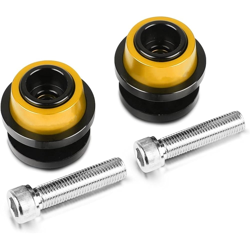 Stand Screw Slider Motorcycle 8mm CNC Bracket Screw Swing Arm Slider Bobbin Compatible with Shiver GT2007-2016 RSV4 RSV1000R Caponord Shiver Tuono (Color: Gray)