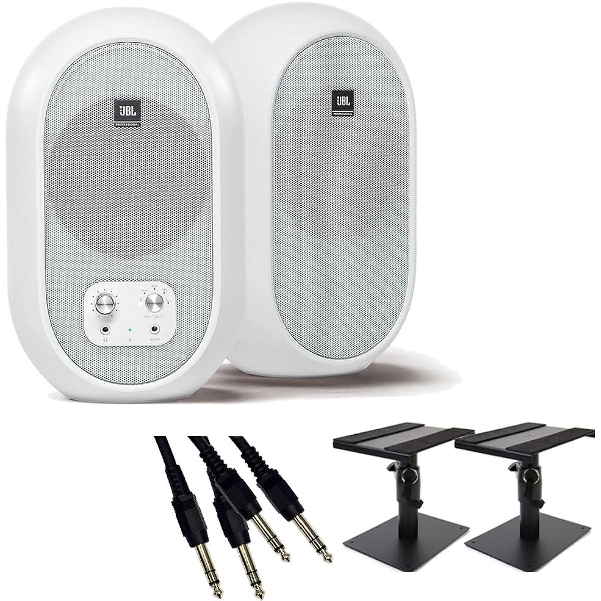 JBL 104-BTW-Y3 Pair Cable Stand Set Powered 2-WAY Full-Range Studio Monitor for DTM JBL
