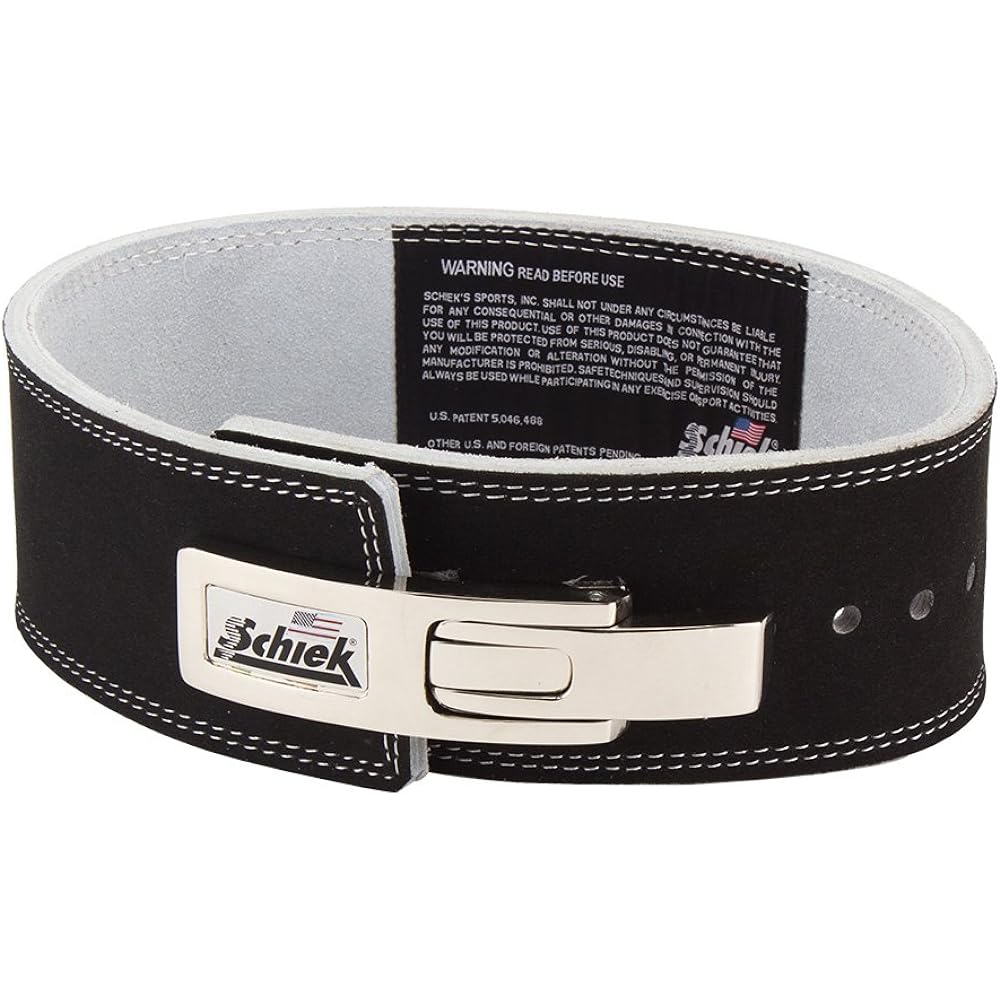 [Shiek] Schiek Lifting Belt L7010 Lever Belt Muscle Training Weight Training Leather Belt Barbell Training Belt Waist Supporter [Parallel Import]