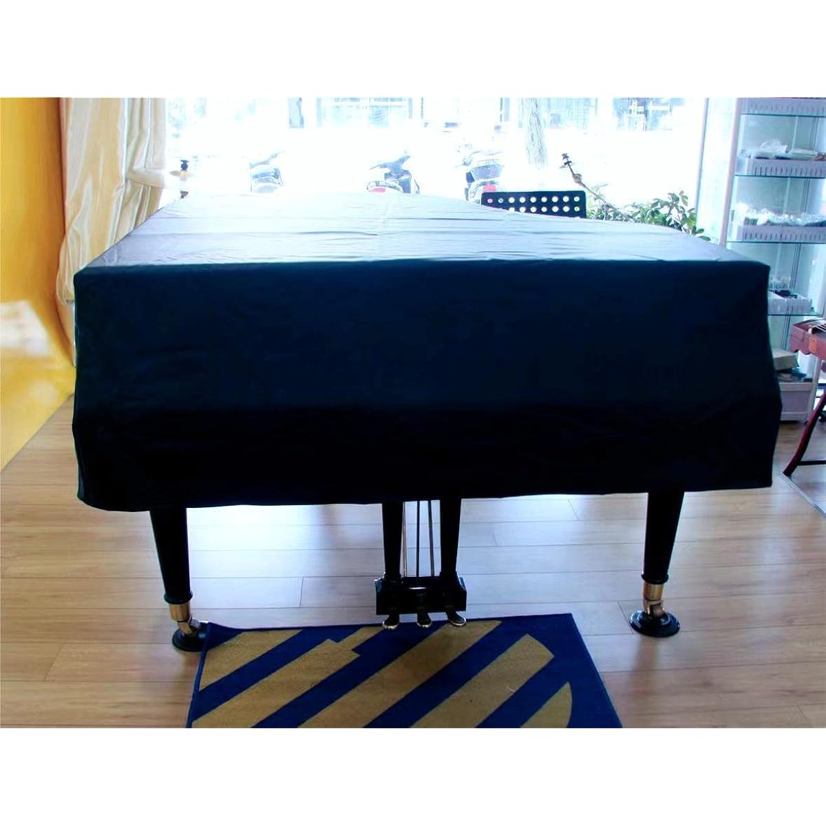 Grand Piano Cover - Leather Quality Material - Dustproof, Waterproof, Moistureproof, Anti-Nail - GLHDDL Grand Piano Protective Full Cover (200cm/78.7inch)
