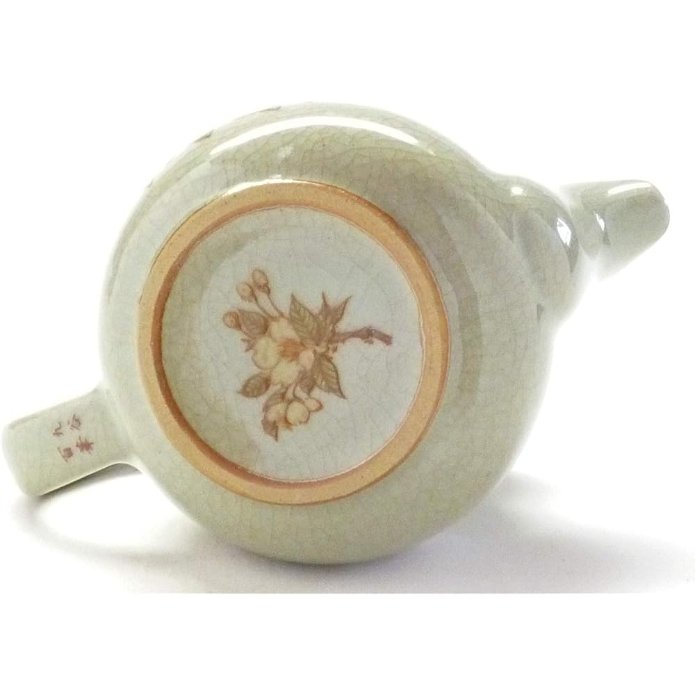 For left-handed users Kutani ware [teapot/teapot] Small weeping cherry blossom [back picture]
