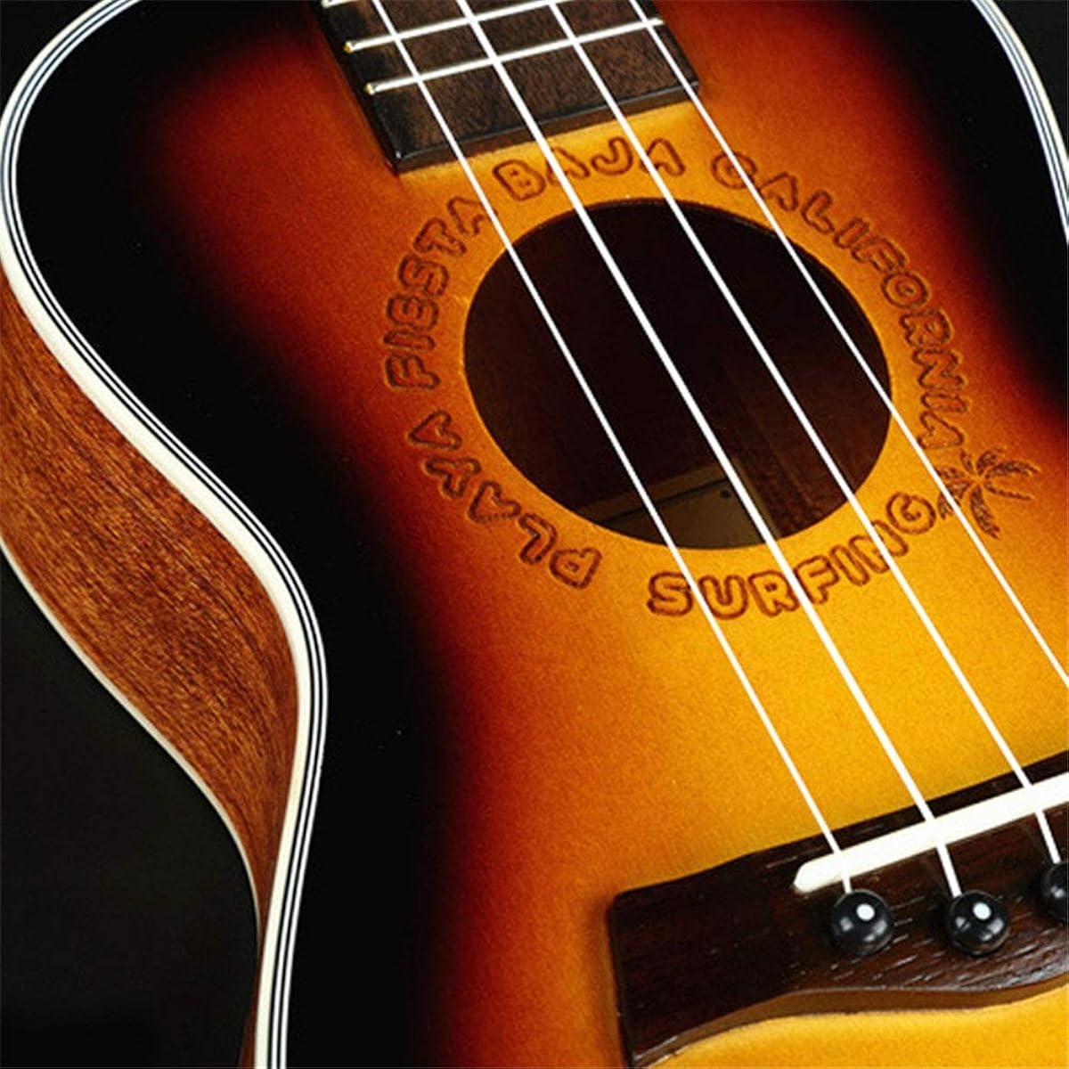 Ukulele Natural Soprano Tenor Concert Solid Mahogany Top Wood 23 Inch Ukulele for Beginners Musical Instruments