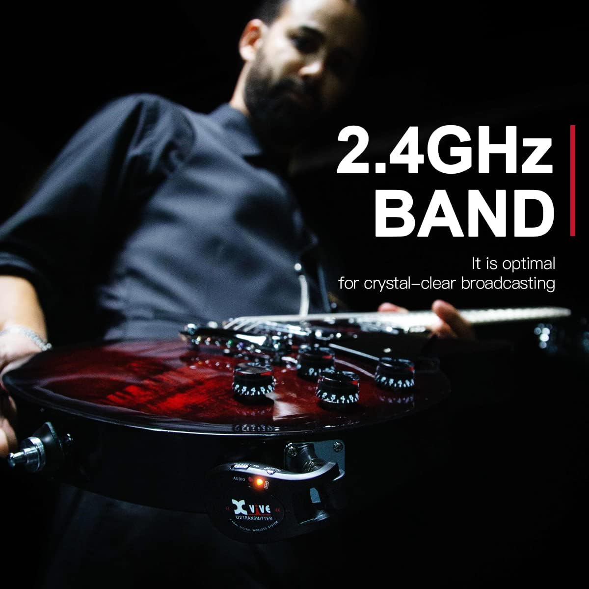 Xvive U2 Xvive Wireless Guitar System (Black)