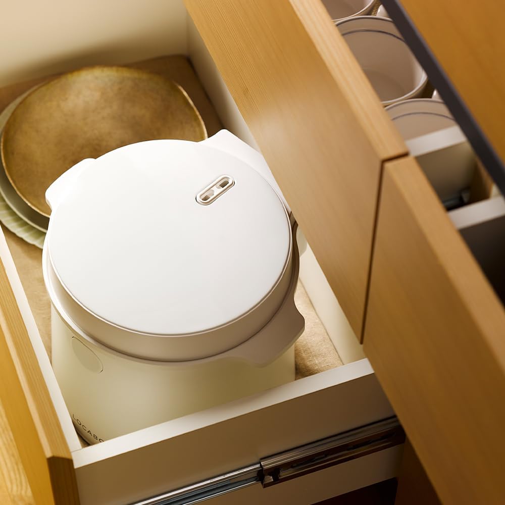 LOCABO (Locabo) Carbohydrate-cut rice cooker LOCABO (White)