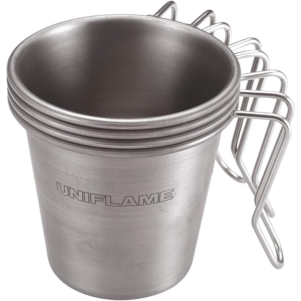 UNIFLAME Stacking Mug 350 Titanium 666104