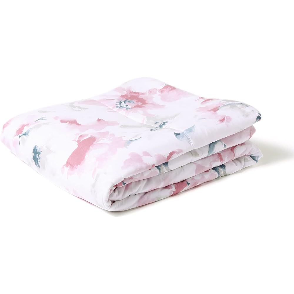 Francfranc Fluffy Cool Feeling Comforter Water Flower Double Pink